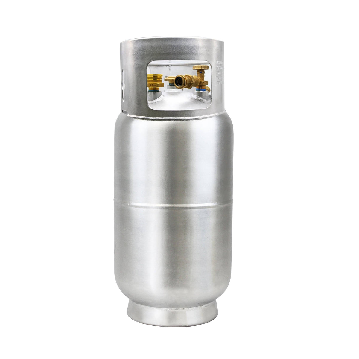 Flame King 33.5lb Aluminum Forklift Cylinder Propane Tank with Gauge