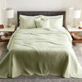 Sonoma Goods for Life Solid Cotton Bedspread or Sham, Med Green, Std Sham