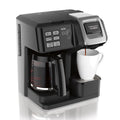 Hamilton Beach Flexbrew Trio Coffee Maker, Single - Serve, Black & Silver, Model 49954