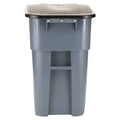 Brute Mobile Rollout Trash Container - 50 Gallon - Gray