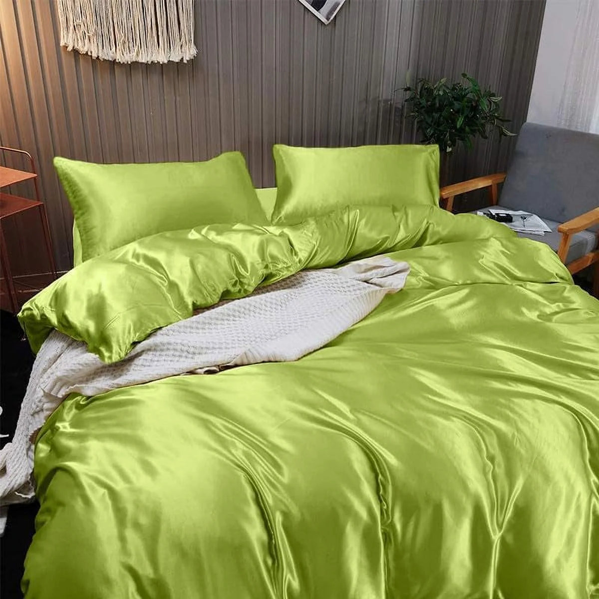 Cloud Fino 100% Silk Comforter 300 GSM Quilt Suitable for All-Season Silky Super Soft Twin/Twin XL Lilac