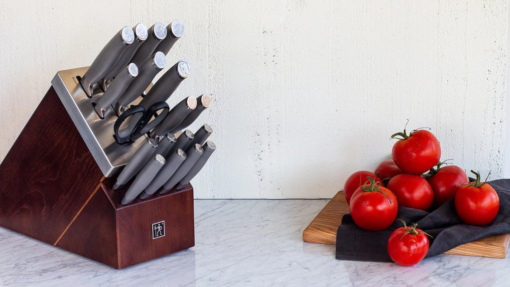 J.A. Henckels International Graphite 14 - Pc Self - Sharpening Knife Block Set
