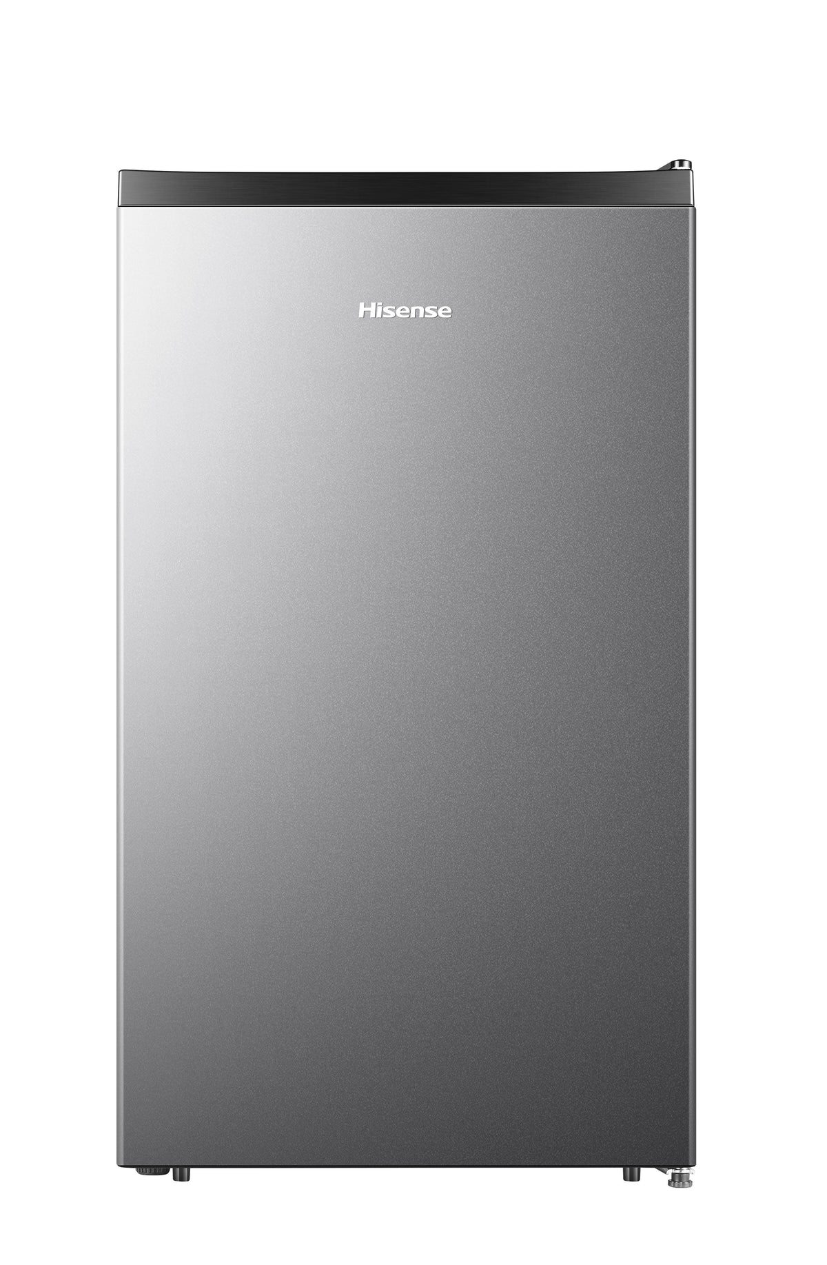 Hisense 4.4 Cu ft. Single Door Mini Fridge with Chiller Silver 18.7" Width