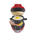 Hamilton Beach 25476 Breakfast Electric Sandwich Maker Red