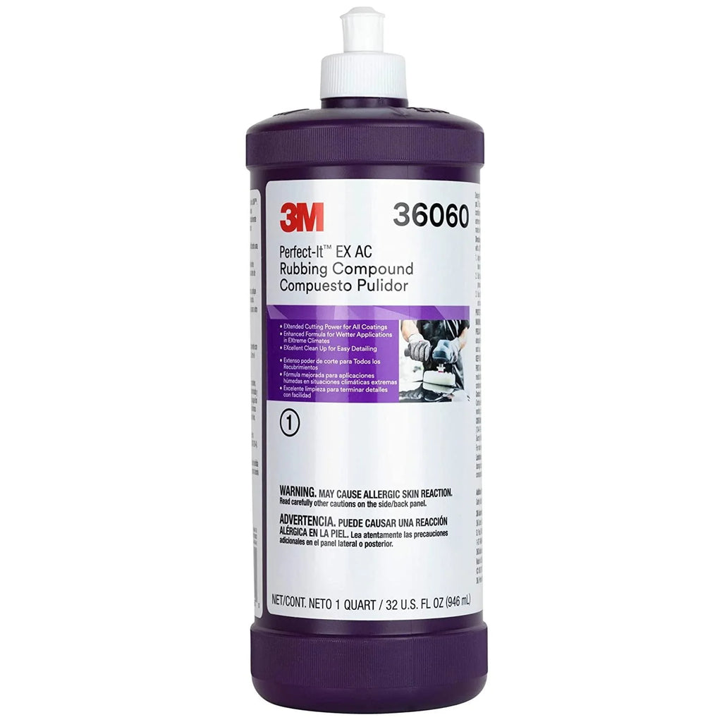 3M Perfect It Buffing and Polishing Kit 36060 06094 06068 3M Rubbing Compound, Machine Polish, Ultrafine Polish Buffing Compound, Car Polishing Kit Bundled with Kangaroobands Microfiber Cloth