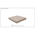 TK Classics Cover for Ottoman Cushions 4" Thick in Wheat