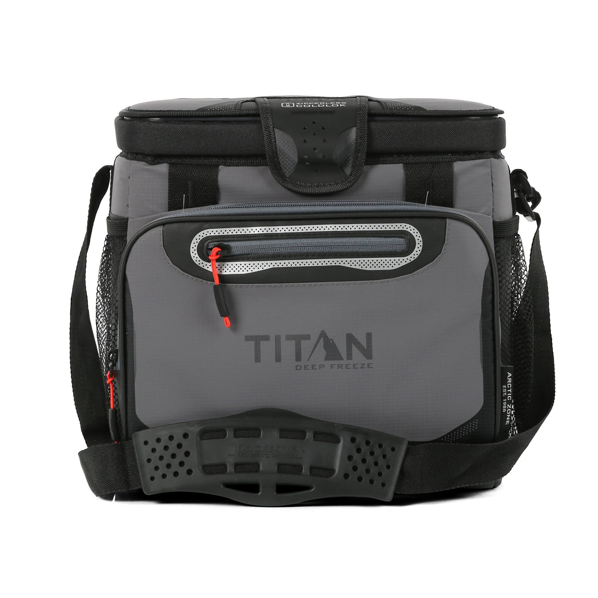 Arctic Zone Titan Deep Freeze Cooler - Zipperless Hardbody Cooler with Deep Freeze Insulation, Hardbody Liner, and Smartshelf