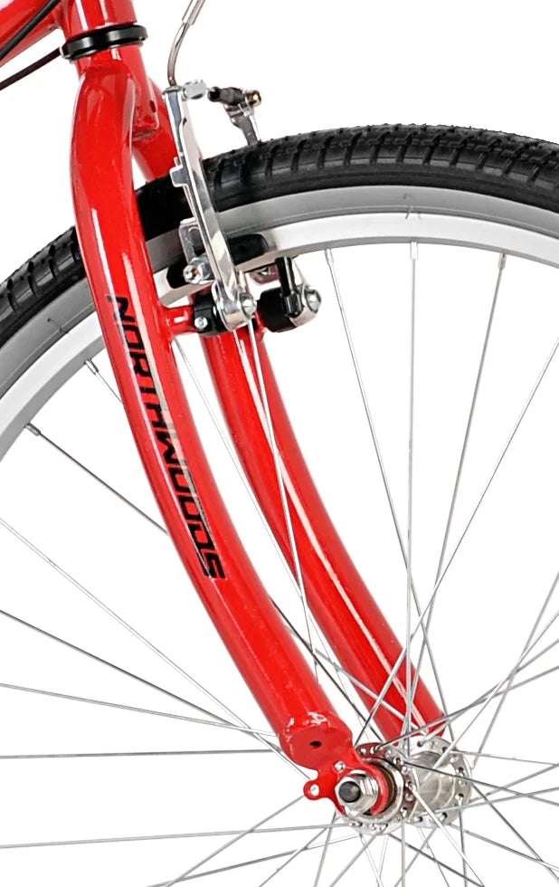 26" Northwoods 21 - Speed Dual Drive Tandem Adult'S Bike, Red/Black