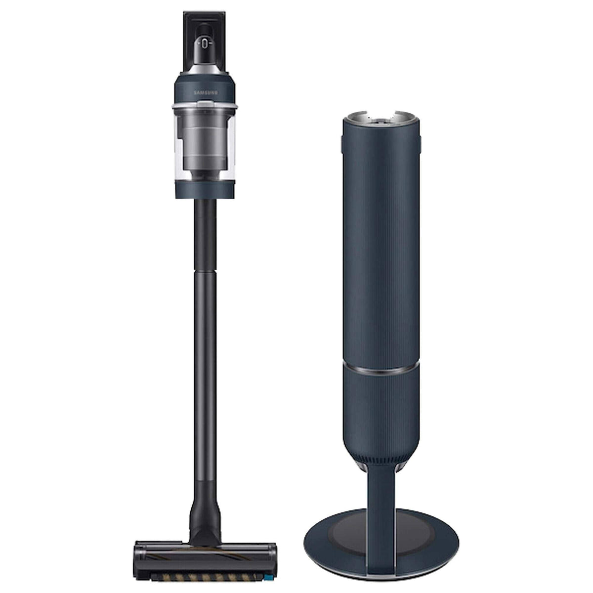 Samsung Bespoke Jet Cordless Stick Vacuum with Clean Station in Midnight Blue