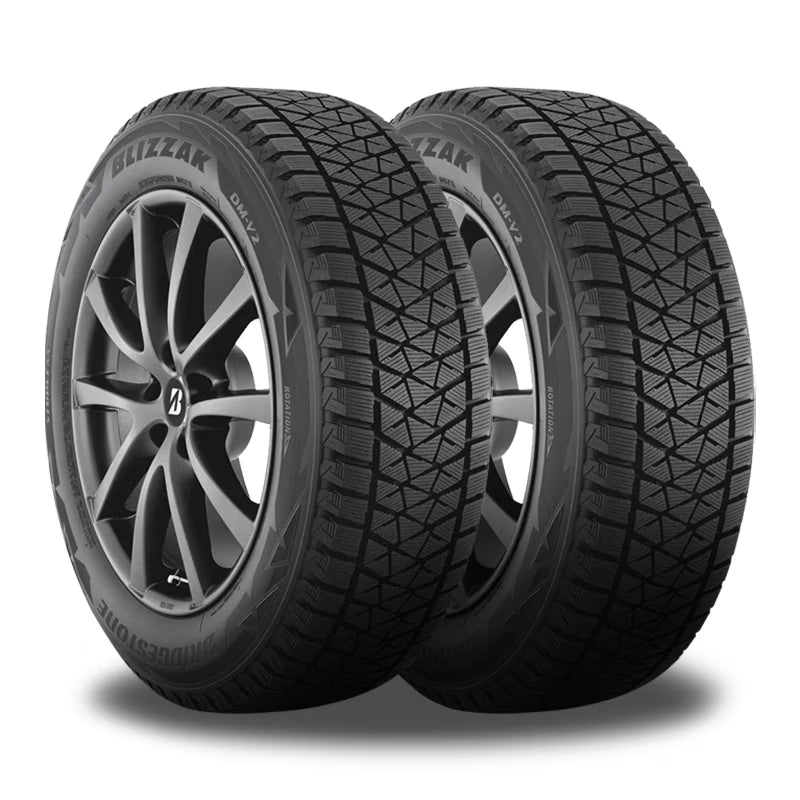 2 Bridgestone BLIZZAK DM - V2 225/65R17 102S High Performance Winter Snow Tires BR015692 / 225/65/17 / 2256517
