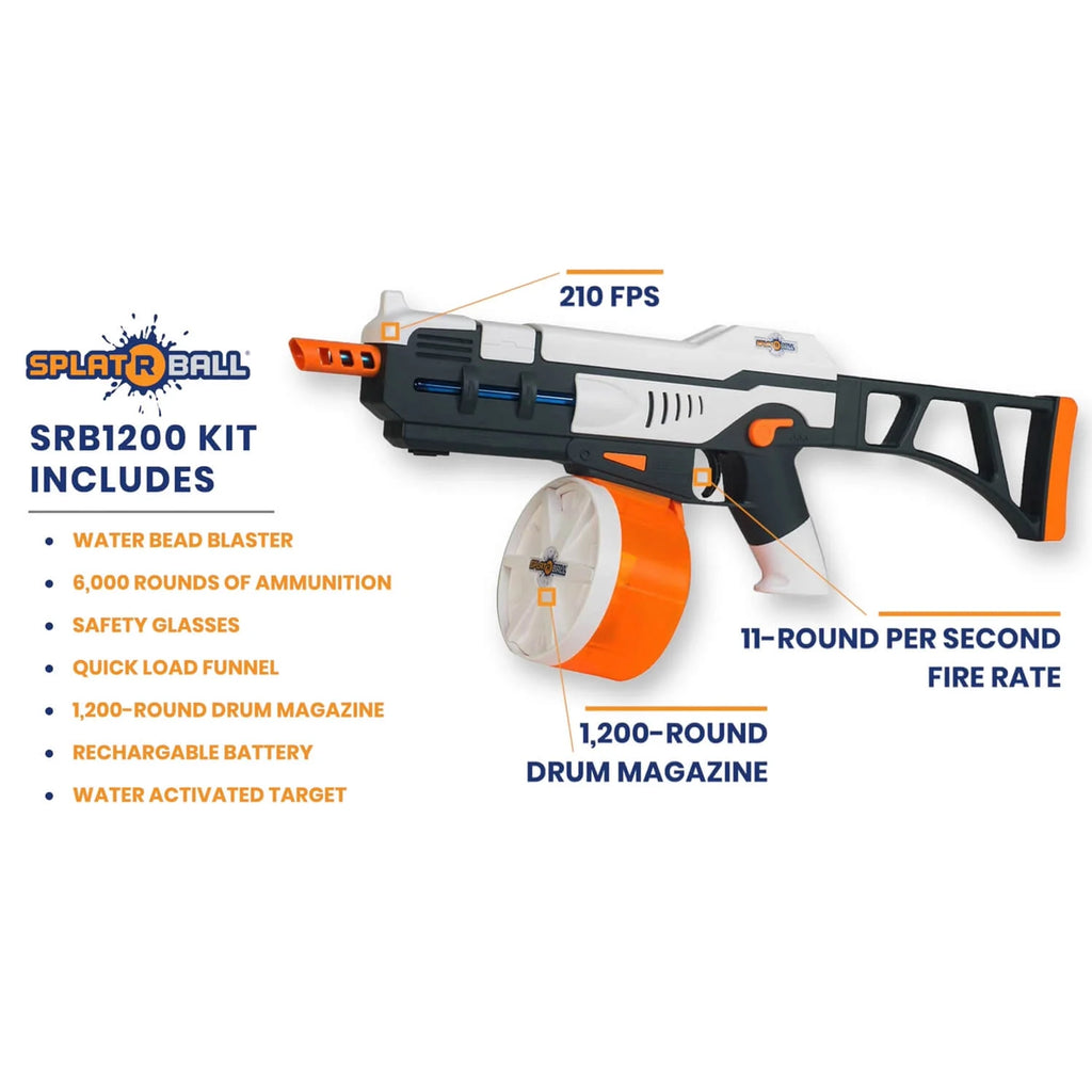 Splat - R - Ball SRB1200 Blaster Kit Orange