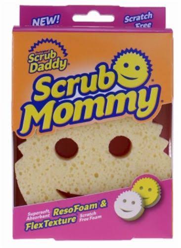 Scrub Daddy Scrub Mommy Dual Sided Sponge, Yellow