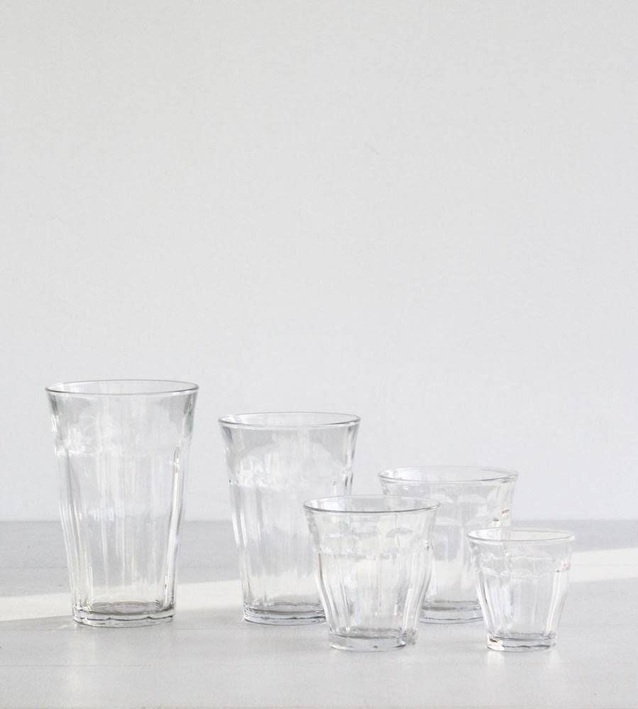 Duralex Set of 6 Picardie Clear 7.75oz Tumblers