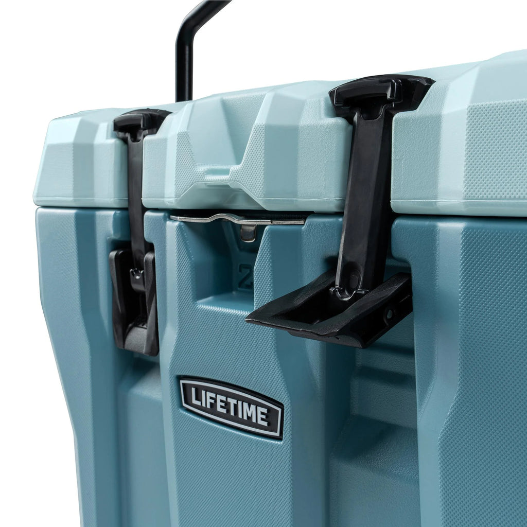 Lifetime 28 Qt Bear - Resistant Camping Cooler, Premium High Performance, Ice Retention, Hard Cooler, 20 Can Capacity, Boulder Gray (91289)