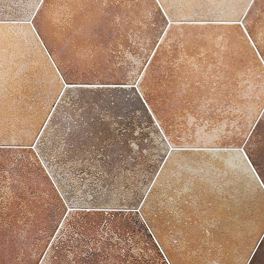 Ivy Hill Tile Hayes Marron 7.87 in. x 9.44 in. Matte Porcelain Floor and Wall Tile (9.84 Sq. ft./Case)