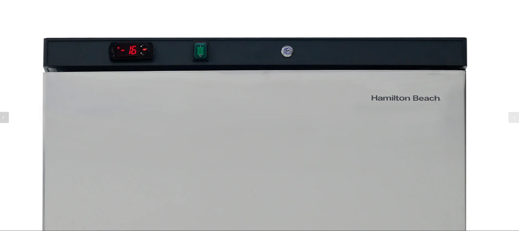 Hamilton Beach, 19 Cu. Ft. Upright Freezer, Stainless Steel