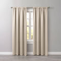 Wide Width BH Studio Room-Darkening Rod-Pocket Panel by BH Studio in Taupe (Size 54" W 84" L)