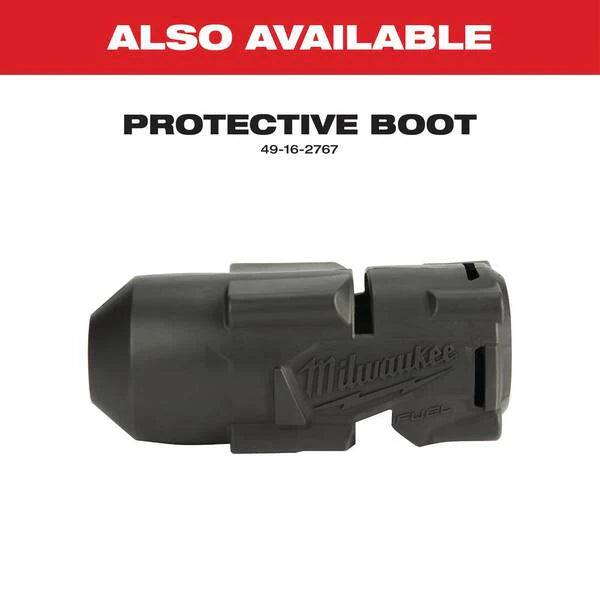 M18 FUEL 18V Lithium - Ion Brushless Cordless 1/2 In. High - Torque Impact Wrench with Grease Gun Kit, Resistant Batteries