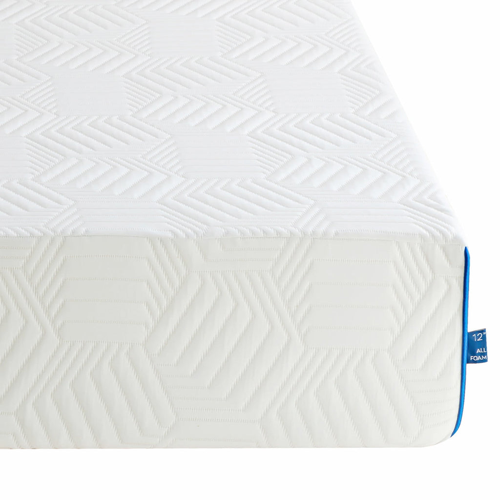Mattress Bed in a Box. Memory Foam Mattress infused with Green Tea and Cooling Gel.12 inches. Made in USA