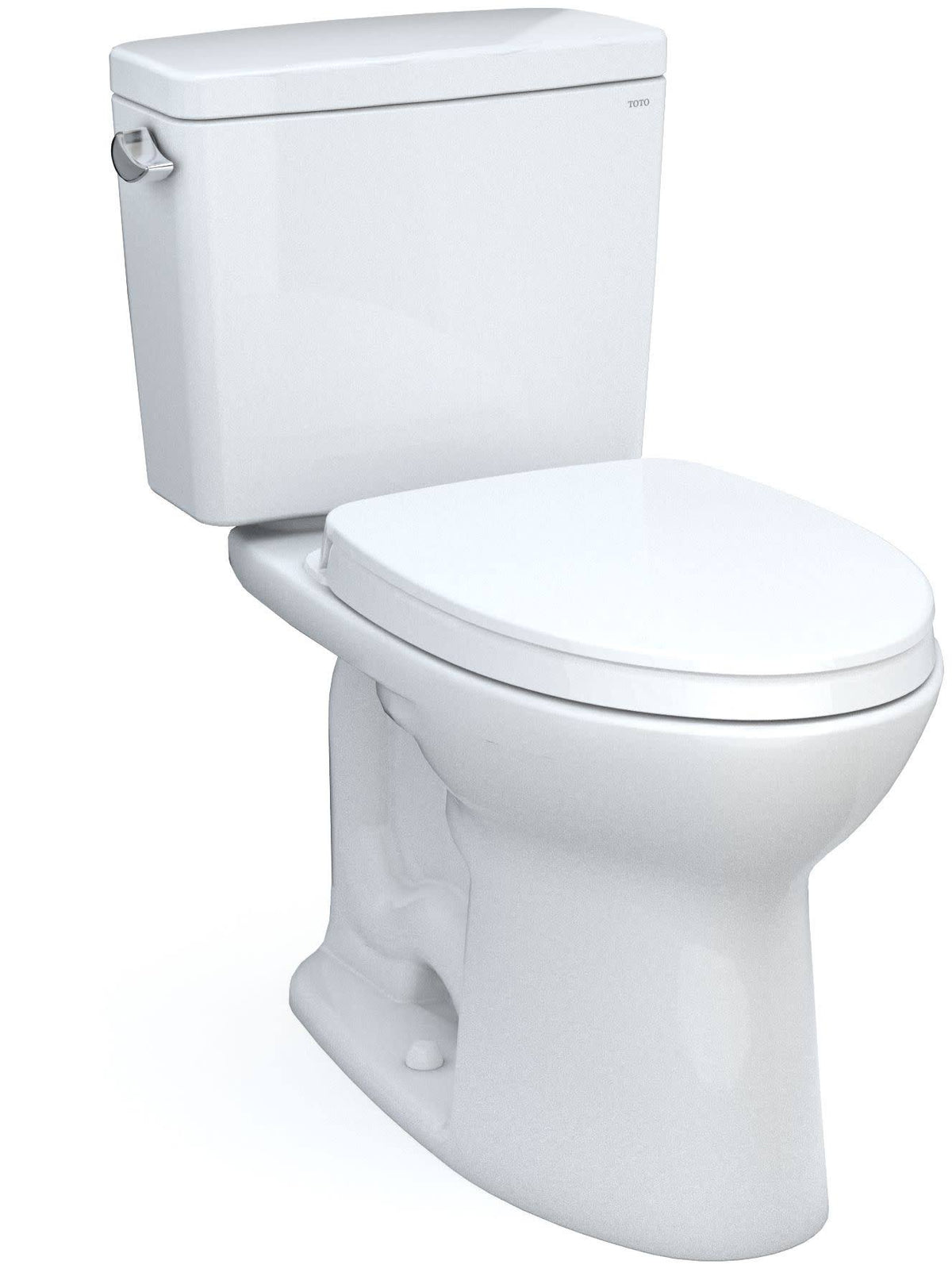 Toto MS776124CSG#01 Drake 1.6 GPF Elongated Two-Piece Toilet with Tornado Flush (Seat Included)