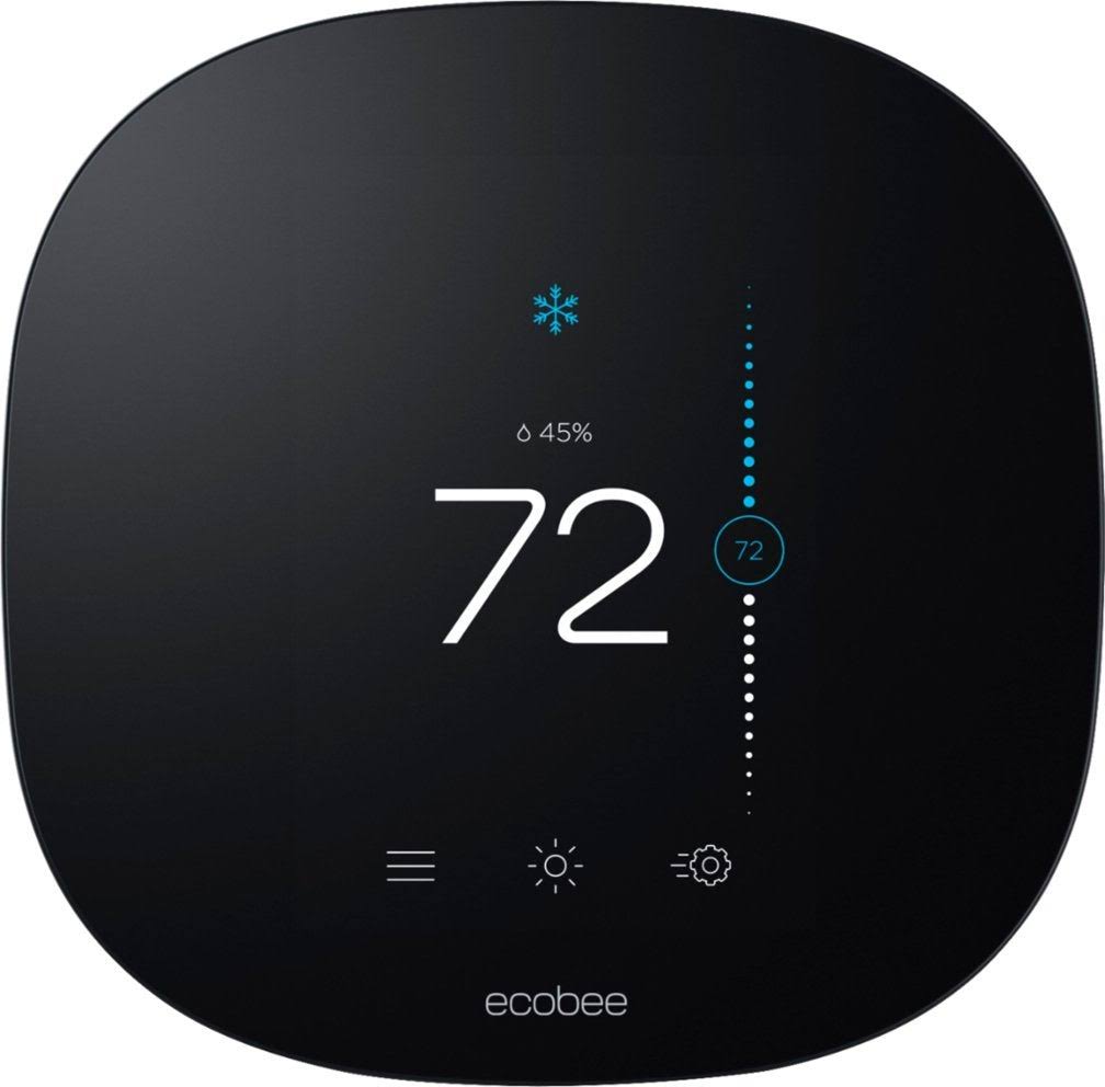 Ecobee - Refurbished Ecobee3 Lite Smart Programmable Thermostat - Black