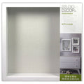 Studio Decor 10" x 10" White Flat Shadow Box - Each