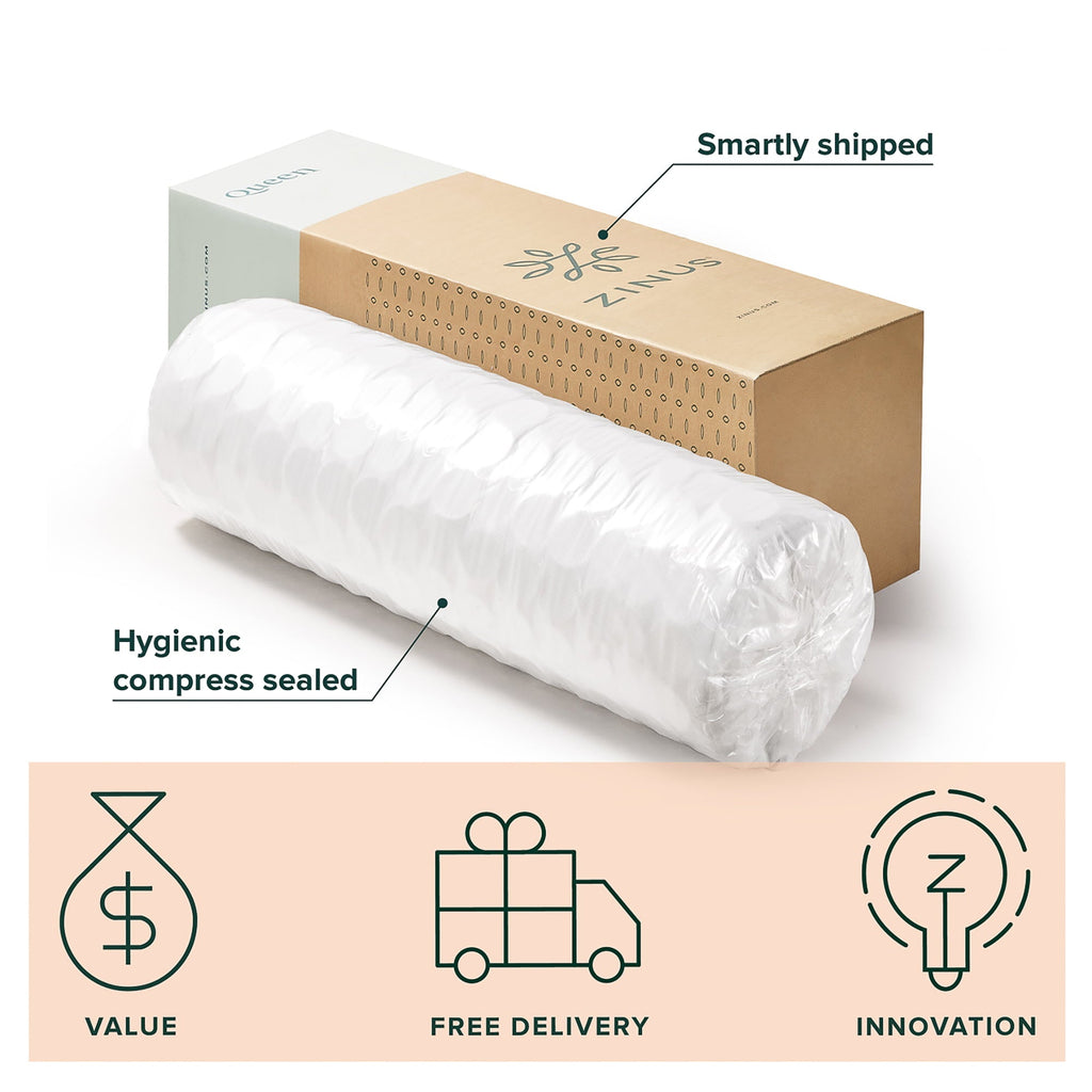 1 by Zinus 6¡± Tight Top Spring Mattress. Queen