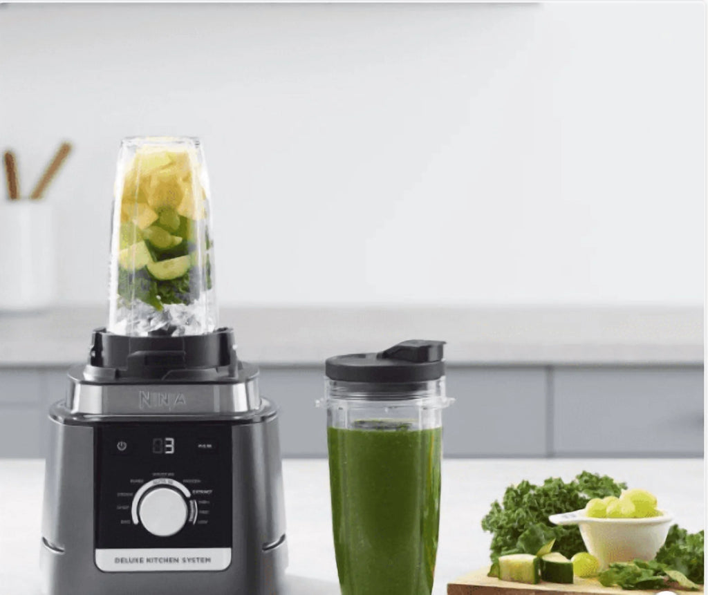 Ninja Deluxe Kitchen System with 88 - Oz. Pitcher, 9 - Cup Processor, & Auto - Iq