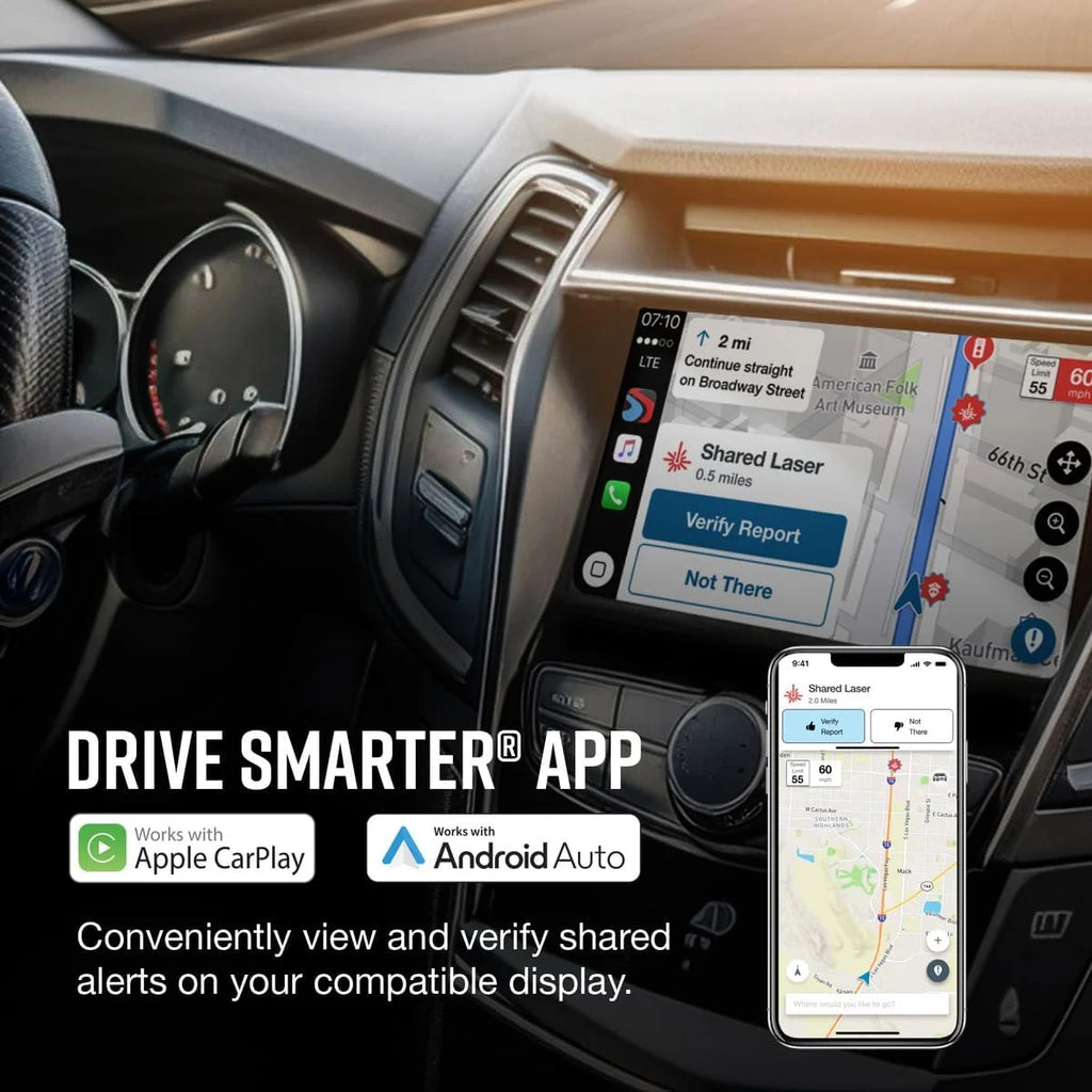 Escort MAX 360 MKII Bluetooth Radar Detector (Blue Edition), 360 Awareness, Exceptional Range, Apple Carplay & Android Auto