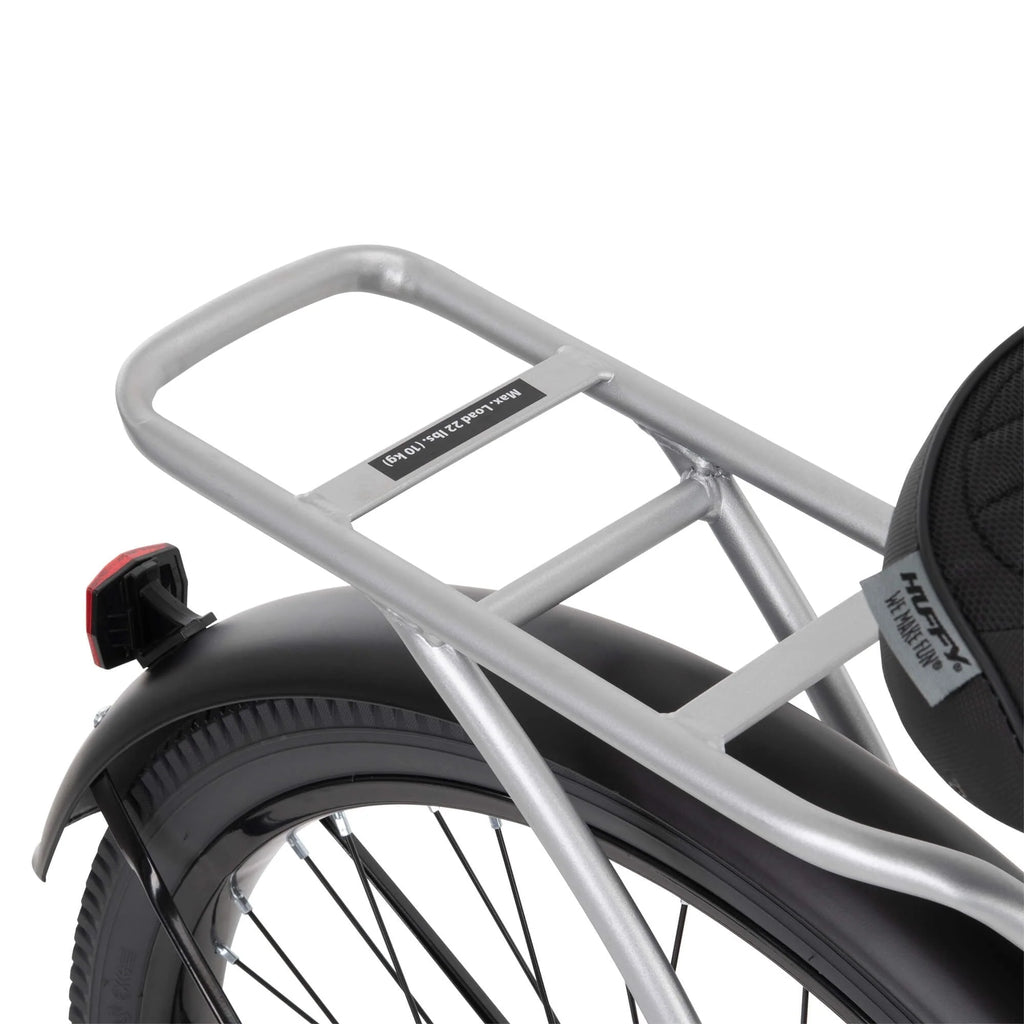 26 In. Nel Lusso Men¡¯s Beach Cruiser Bike, Silver