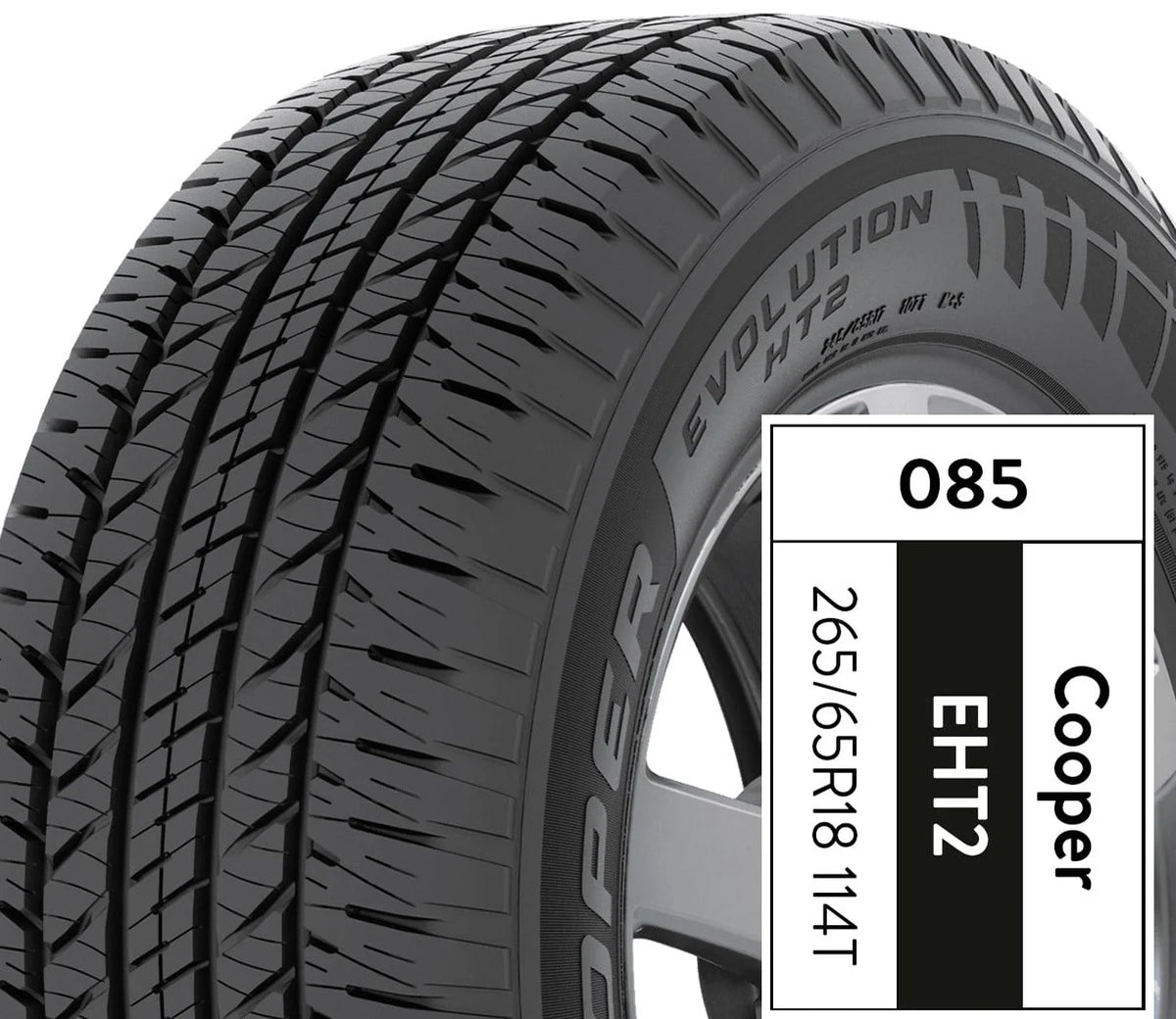 Cooper Evolution HT2 265/65R18 114T All - Season Tire