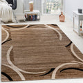 Foerster Abstract Beige Area Rug Orren Ellis Rug Size Rectangle 7'10