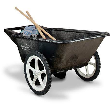Rubbermaid FG565461BLA Big Wheel Cart