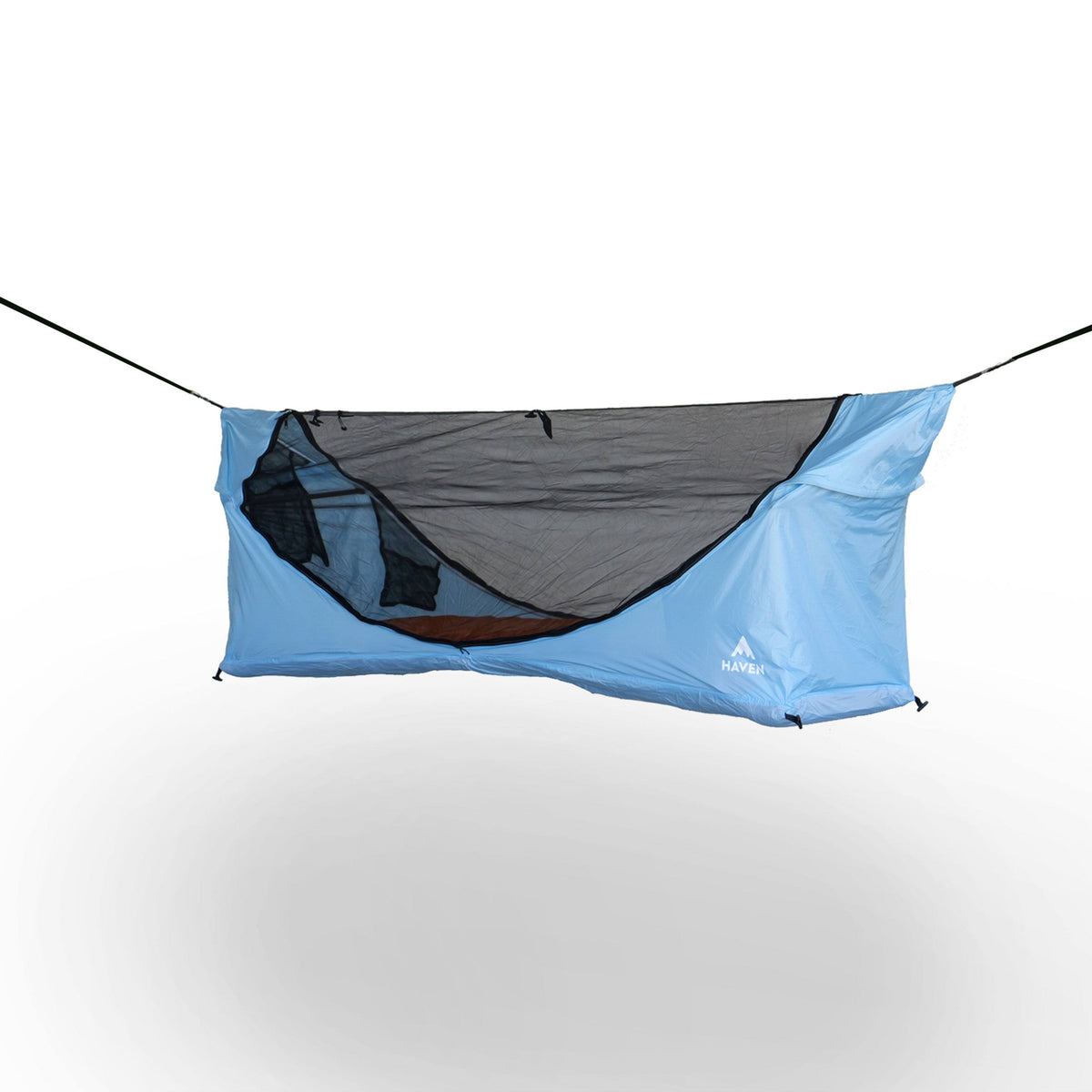 Haven Tent | Lay Flat Hammock Tent Sky Blue / No Rainfly / Ultralight Pad