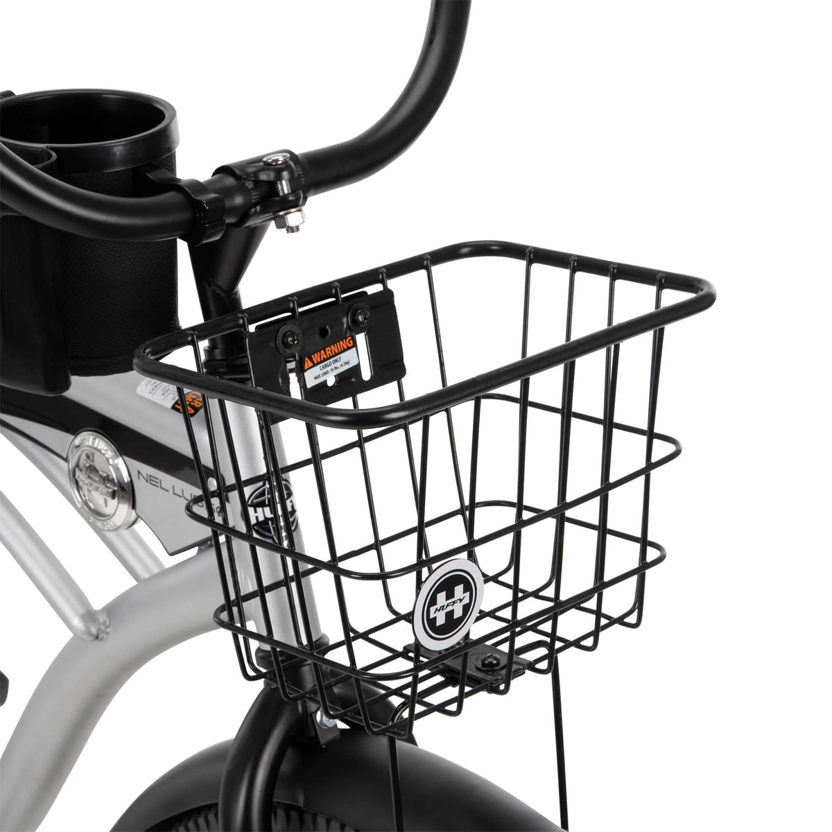 26 In. Nel Lusso Men¡¯s Beach Cruiser Bike, Silver
