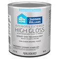 HGTV Home by Sherwin-Williams High-Gloss Extra White Water-Based Interior/Exterior Door and Trim Paint (1-quart) | GL0037002-14