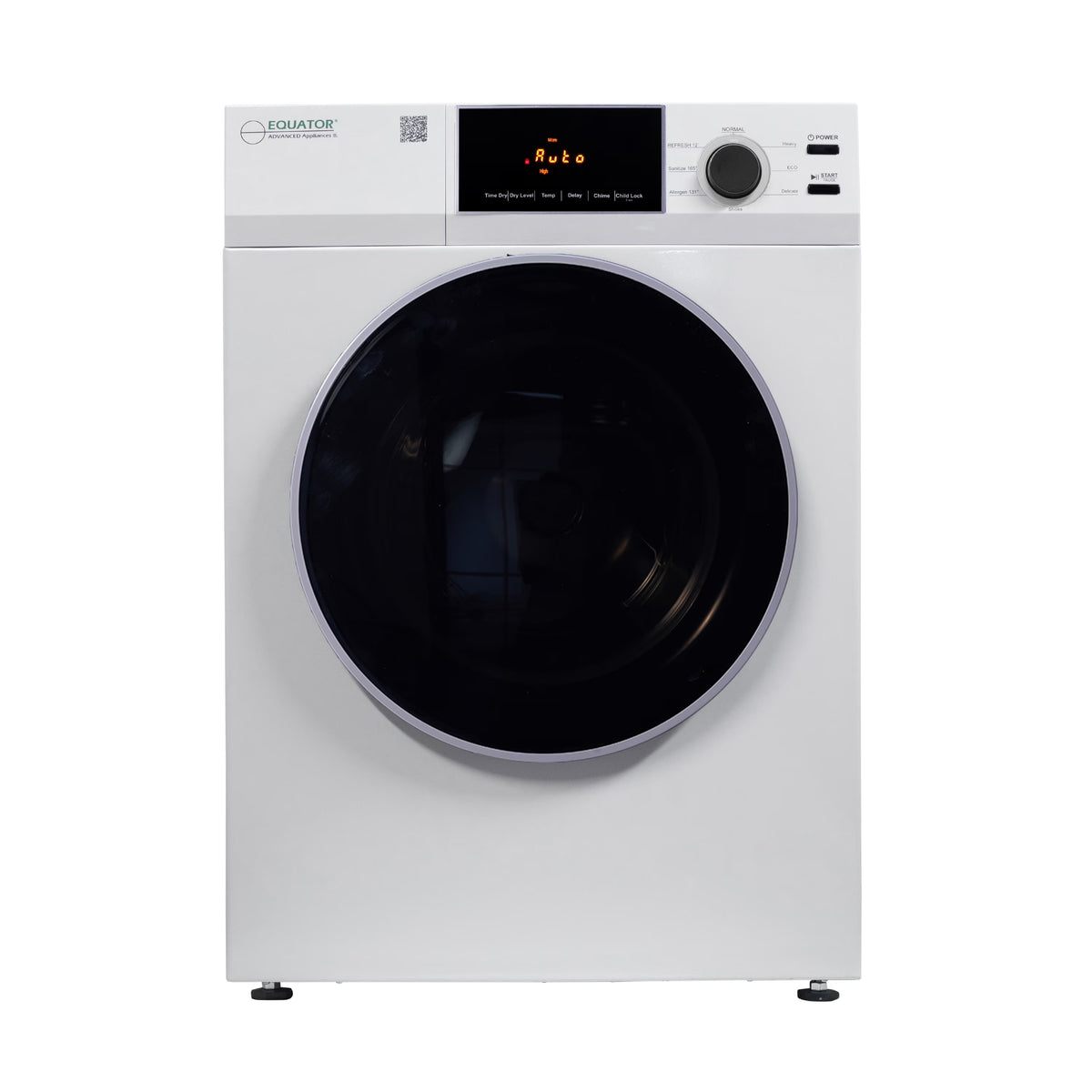 Equator 4cu.ft. 220V Electric Vented Sensor Dryer Interior Light Reversible Door
