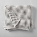 Waffle Bath Towel Gray - Casaluna, Size: One Size