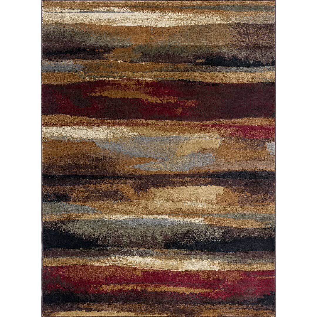 Ebern Designs Hartle Brown/Beige Area Rug