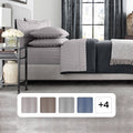 Member's Mark Hotel Premier Egyptian Cotton 6-Piece Sheet Set, 700 Thread Count (Zinc, Queen)