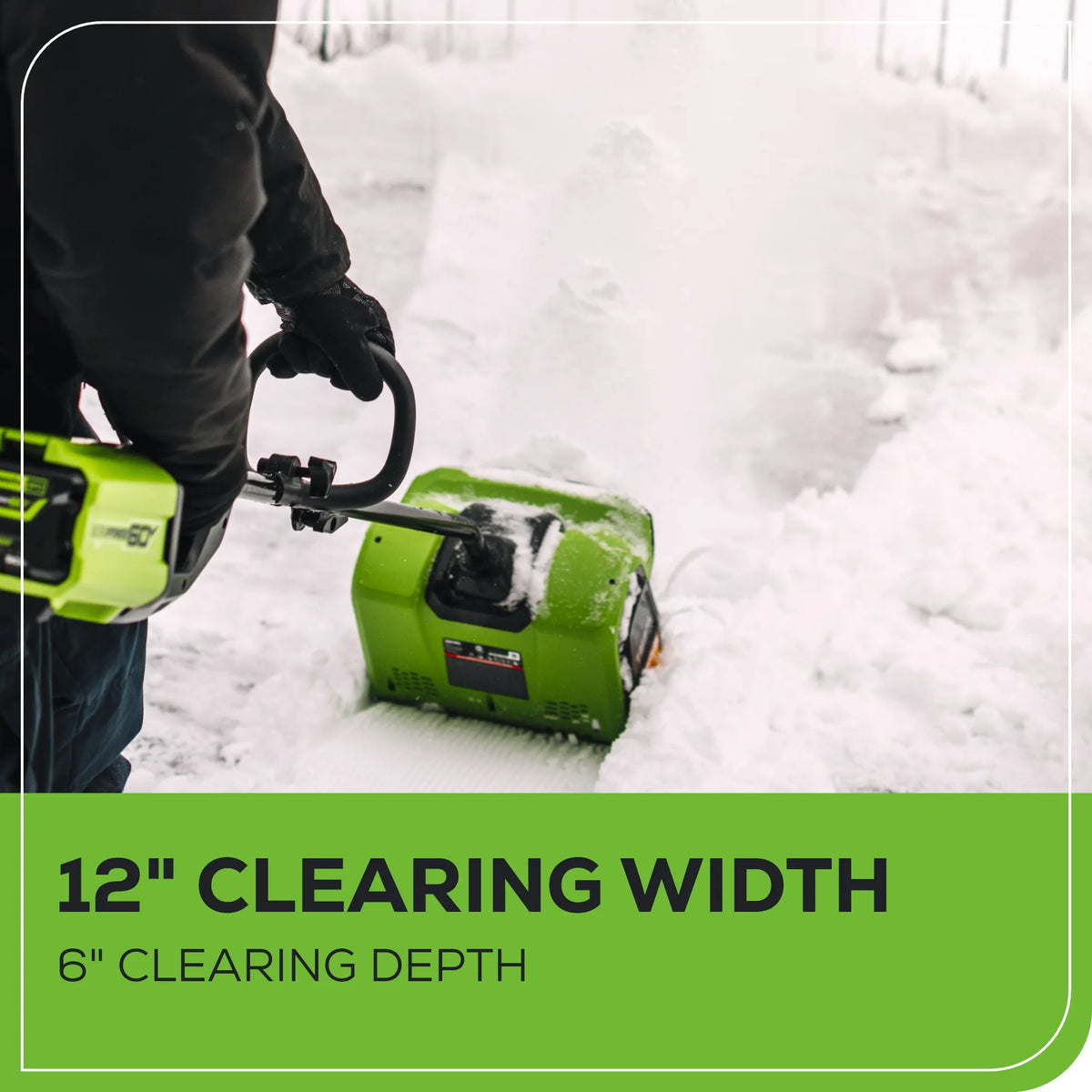 Greenworks 60V 12" Cordless Snow Shovel (Tool Only)