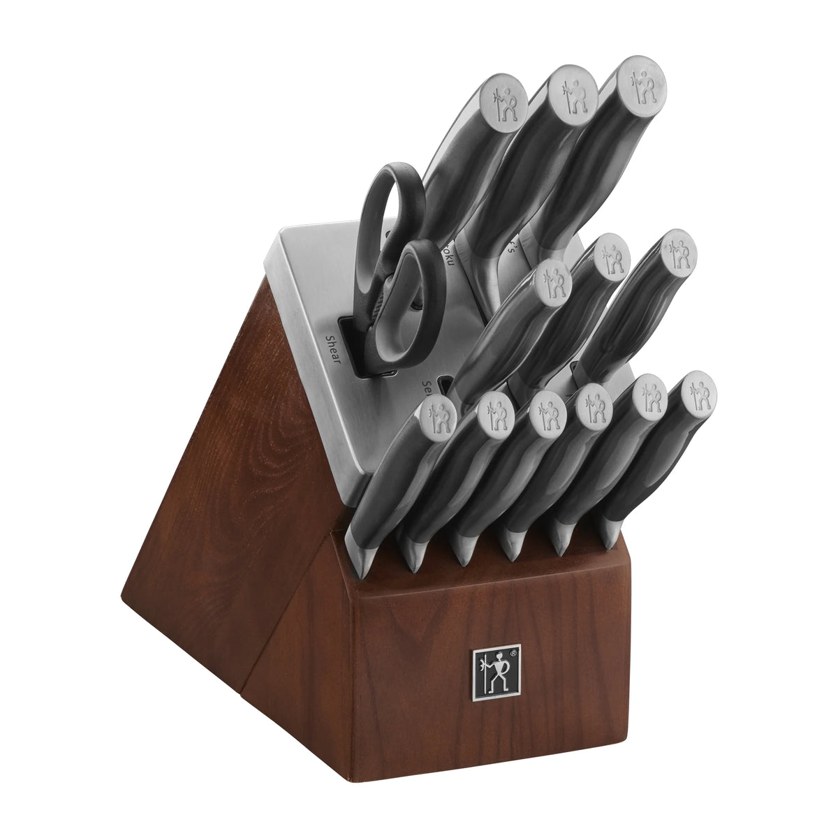 J.A. Henckels International Graphite 14 - Pc Self - Sharpening Knife Block Set