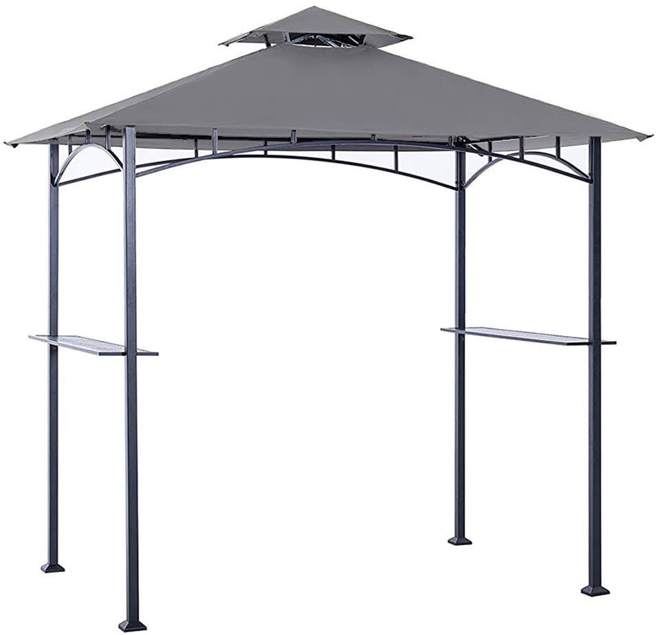 ABCCANOPY Grill Shelter Replacement Canopy Roof for Model L-GZ238PST-11 (Grey)