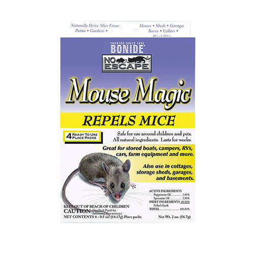 Bondie Mouse Magic Mouse Repellent -  4 count, 0.5 oz each
