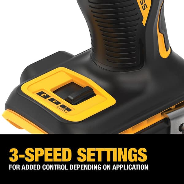 20V MAX Lithium-Ion Cordless Brushless 4 Tool Combo Kit with (2) 4.0Ah Batteries. Charger. and Kit Bag