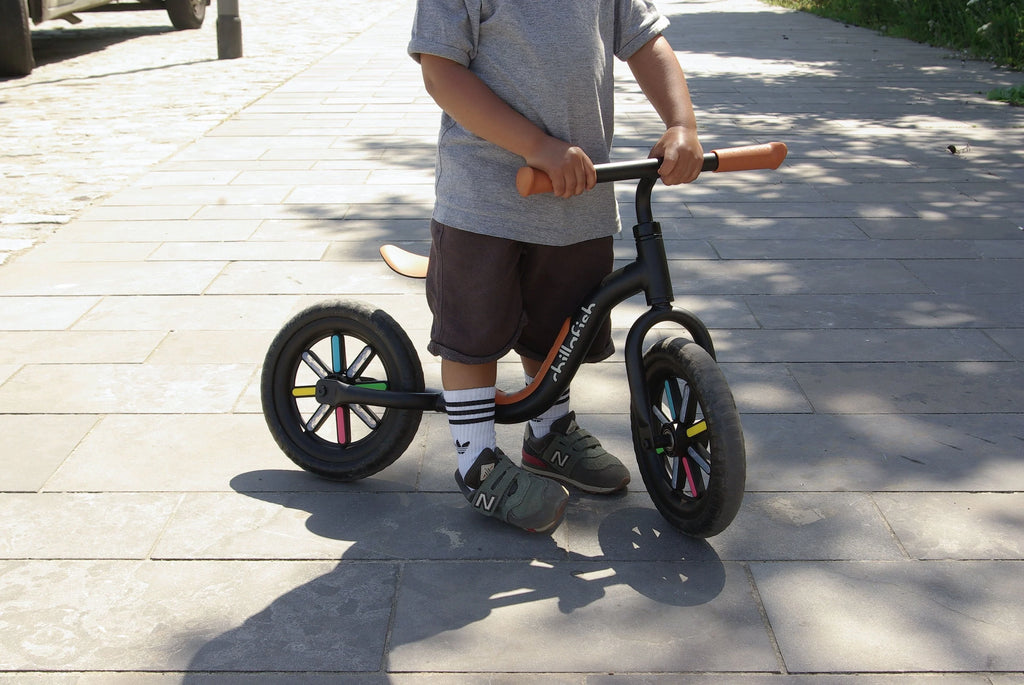 Chillafish Buzzi 10' Balance Bike for Kids 1.5 Years and Older, Lightweight Toddler Bike with Adjustable Seat