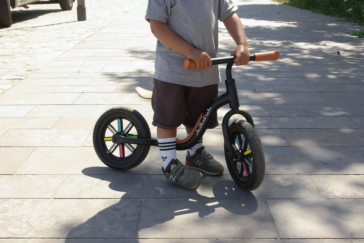 Chillafish Buzzi 10' Balance Bike for Kids 1.5 Years and Older, Lightweight Toddler Bike with Adjustable Seat