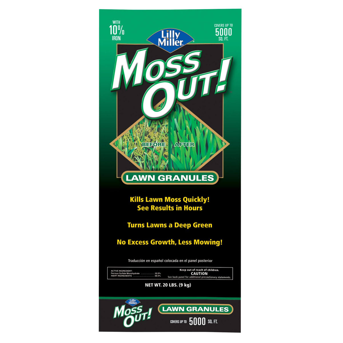 Lilly Miller Moss Out Granules, 20 lbs