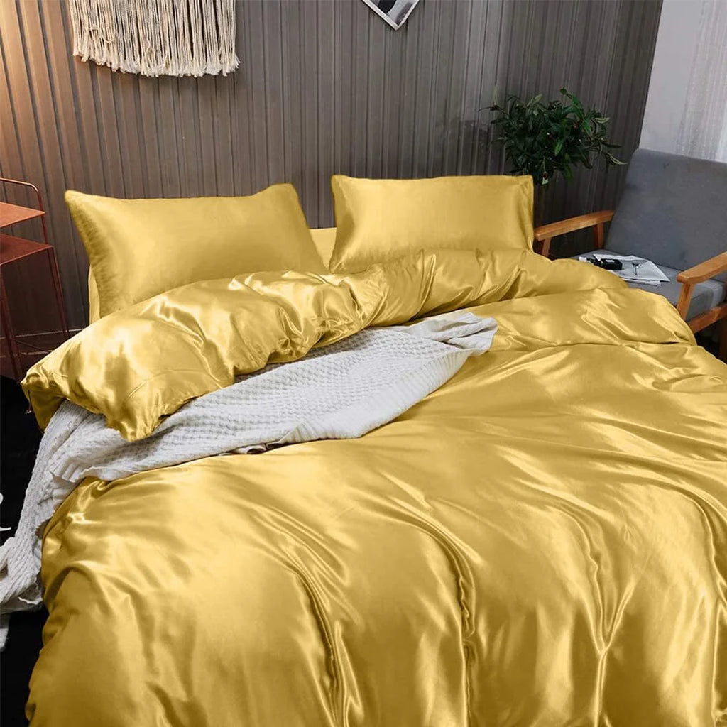 Cloud Fino 100% Silk Comforter 300 GSM Quilt Suitable for All-Season Silky Super Soft Twin/Twin XL Lilac