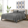 Luxury Ultra Soft Bamboo Sheet Set by Sharon Osbourne King Slate